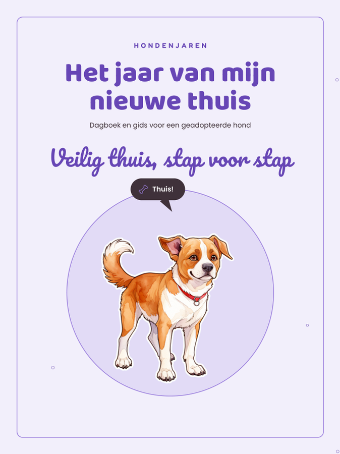 Omslag Het jaar van mijn nieuwe thuis